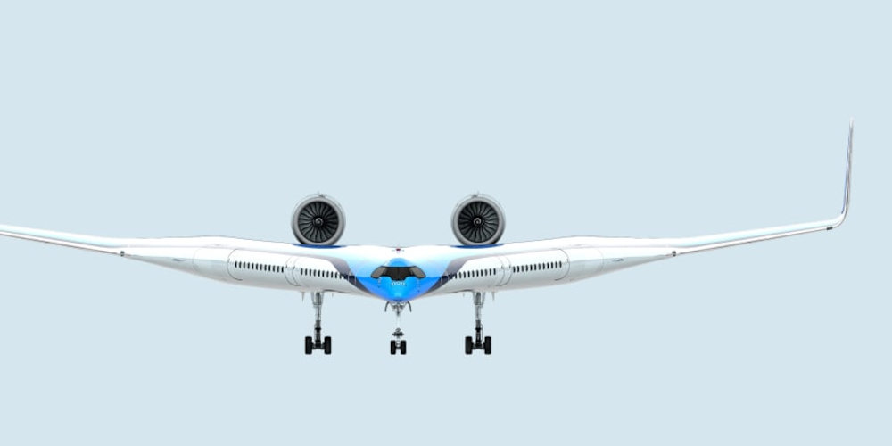 En este avión con forma de “V” los pasajeros viajan en las alas para mayor eficiencia